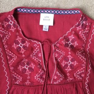 Embroidered Boho Top: Knox Rose for Target